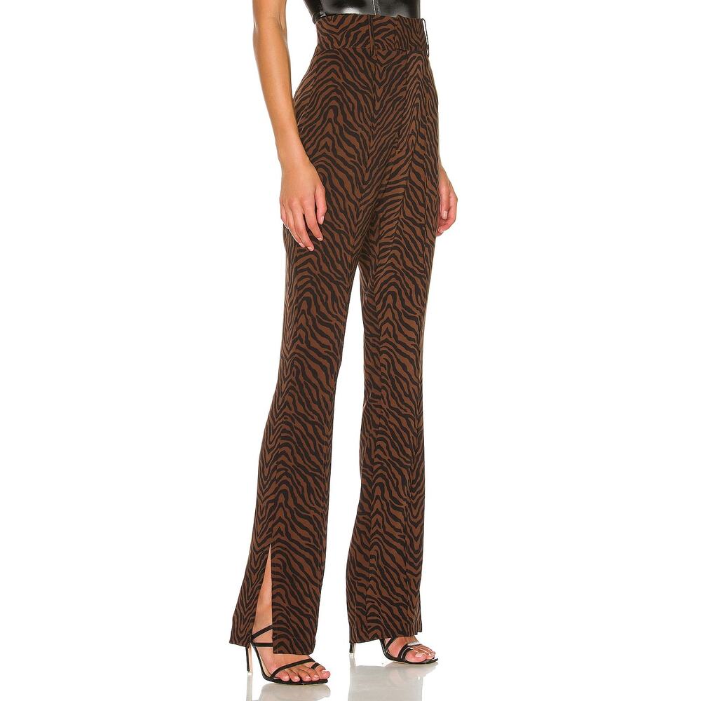 Revolve Lovers and Friends Fai Trouser Club Party Pants Tiger Animal Print XS